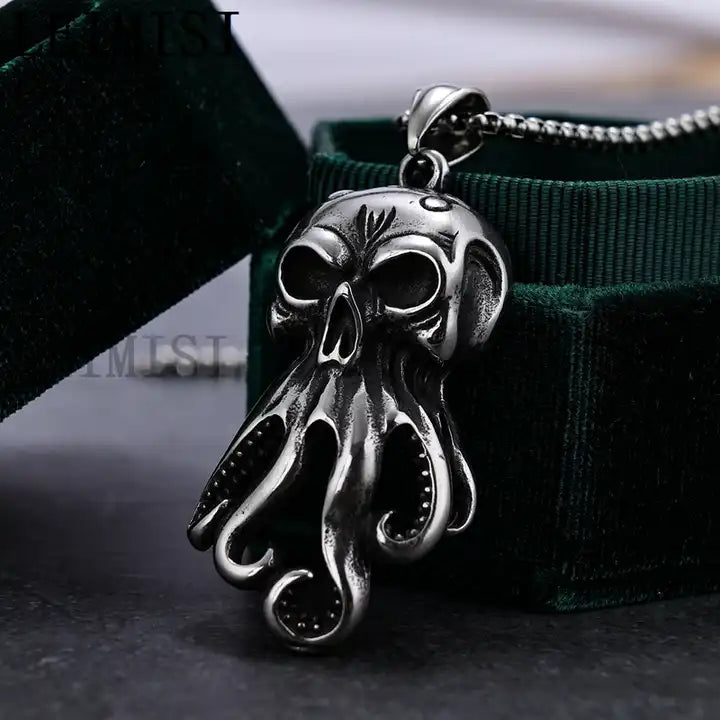 Octopus Skull Pendant