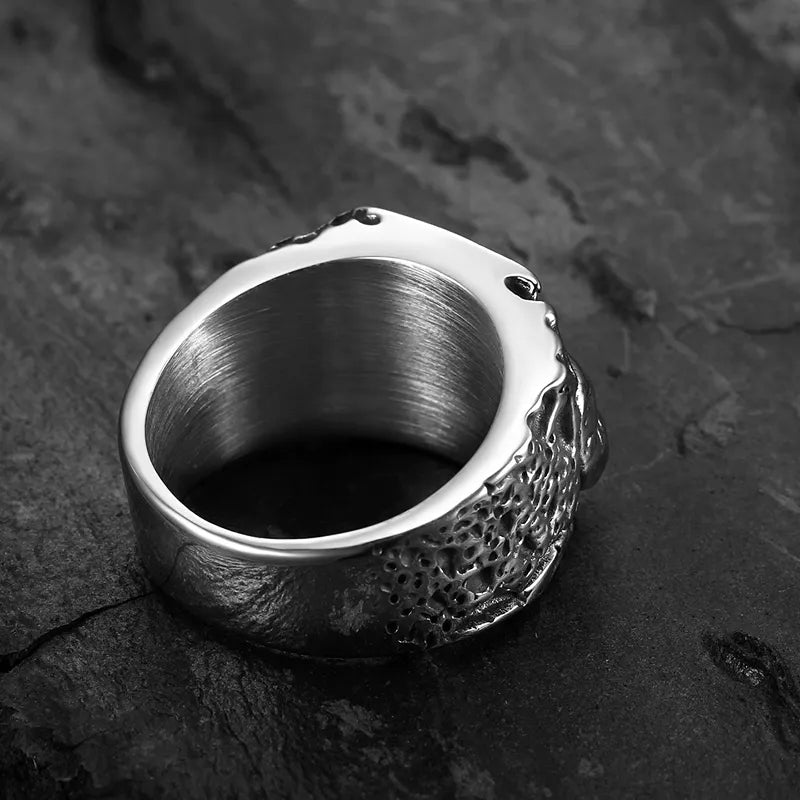 Plated Skull Ring