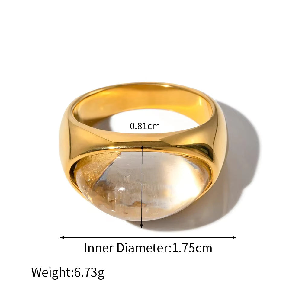 Natural Gemstone Ring