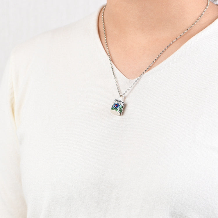 Oil Lotus Gawu Box Necklace