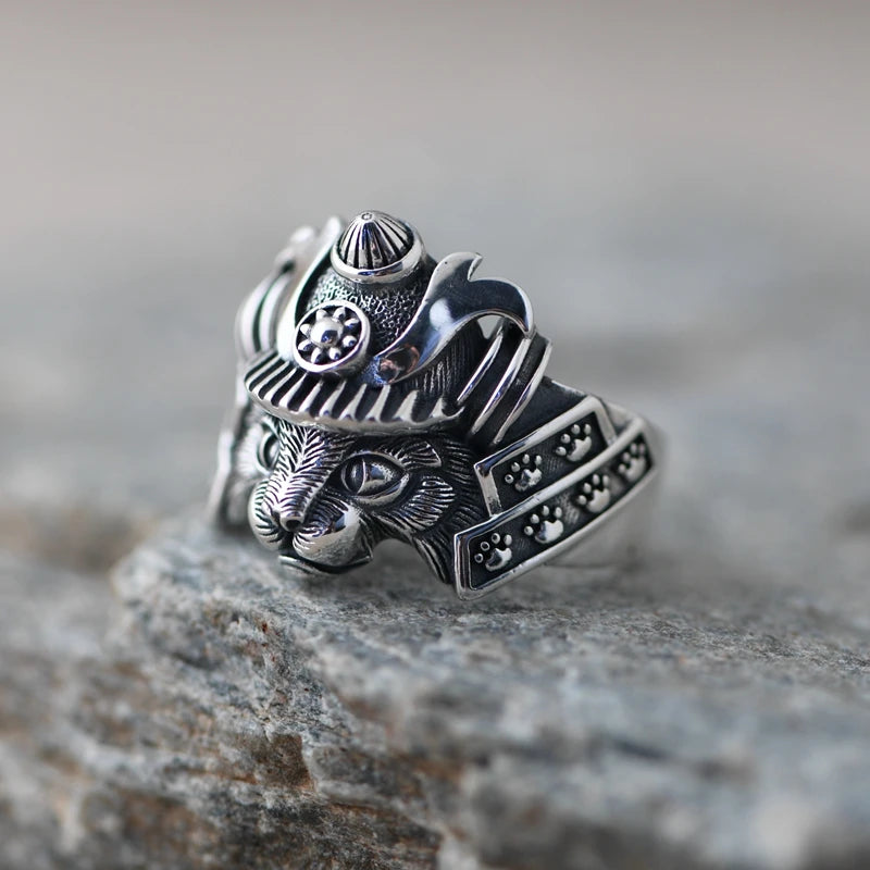Retro Punk Cat Ring