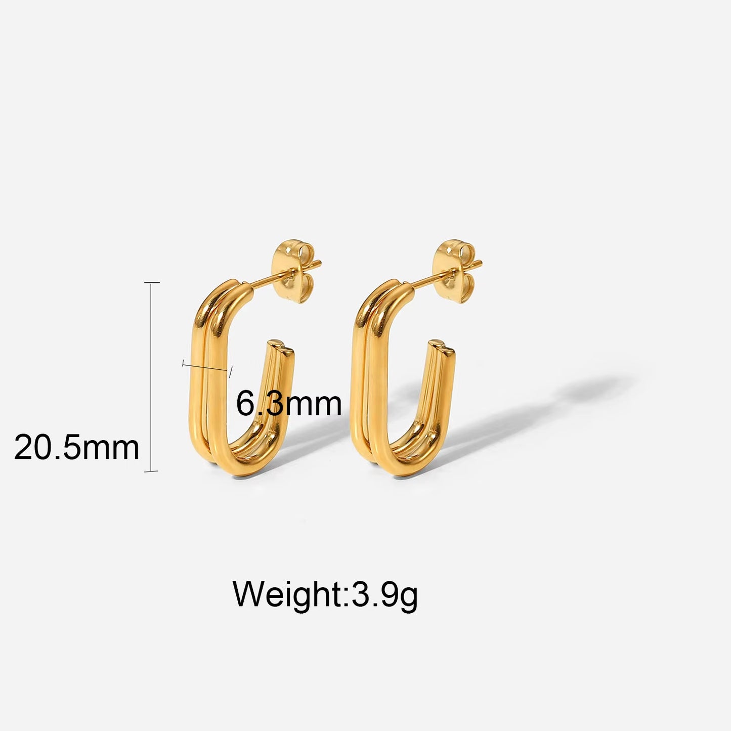 Exaggerated Geometric Earrings