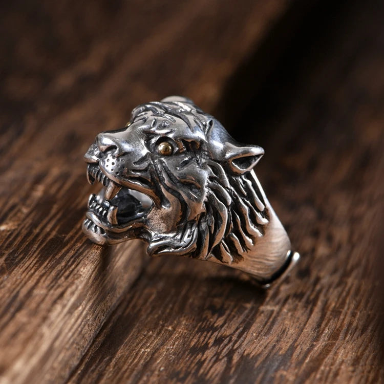 Retro Tiger Ring