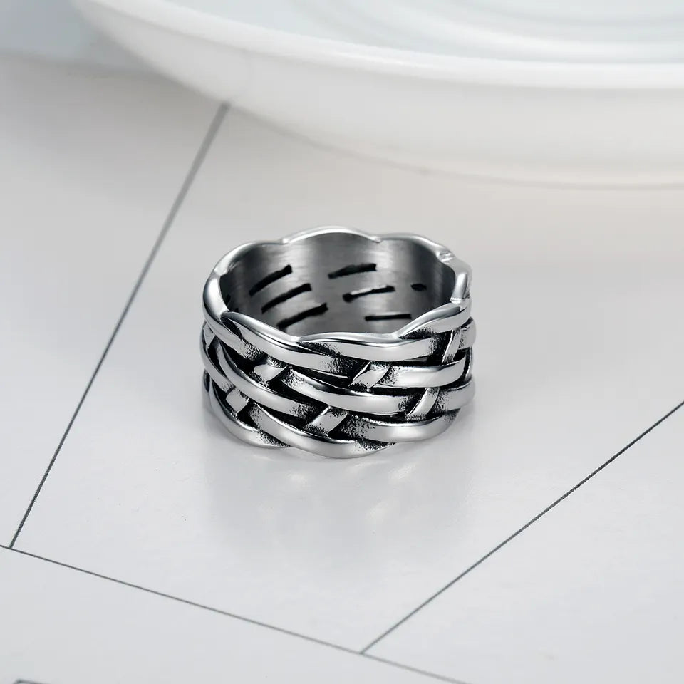 Silver Woven Band