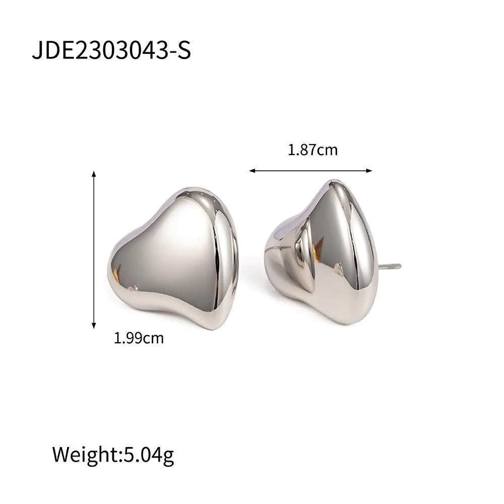 Irregular Heart Earrings