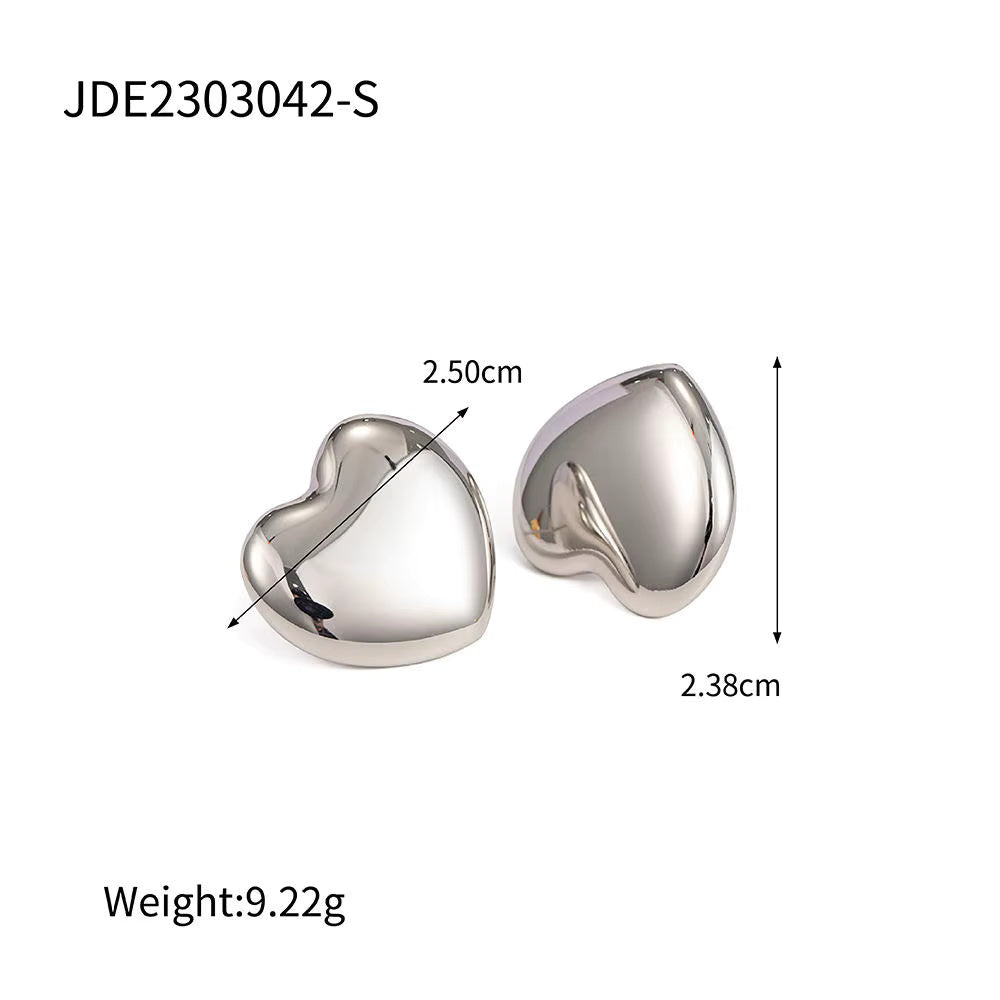 Irregular Heart Earrings