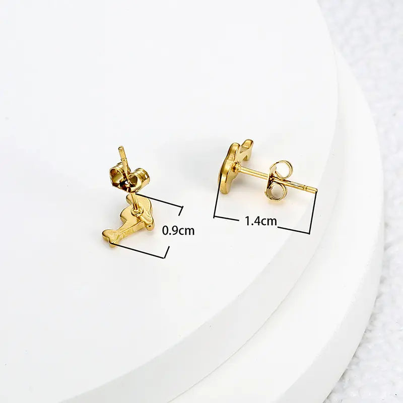 Dolphin Stud Earrings