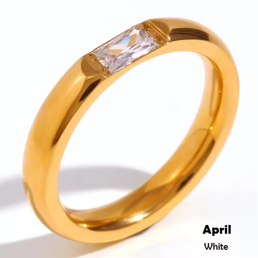 Zircon Birthstone Ring