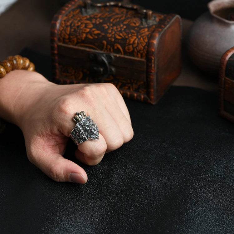 Crown Lion Ring