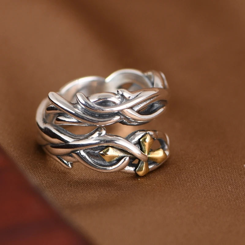 Sterling Cross Ring