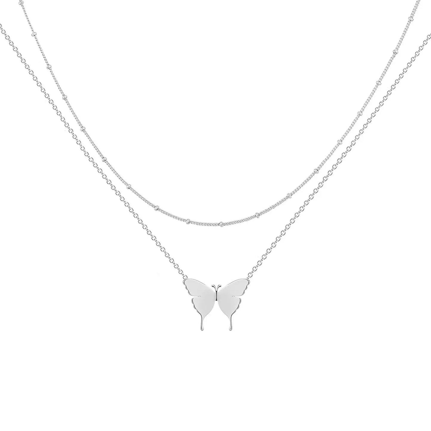 Butterfly Layered Necklace