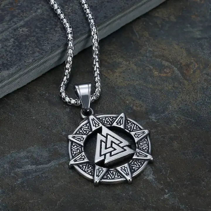 Runestone Valknut Pendant