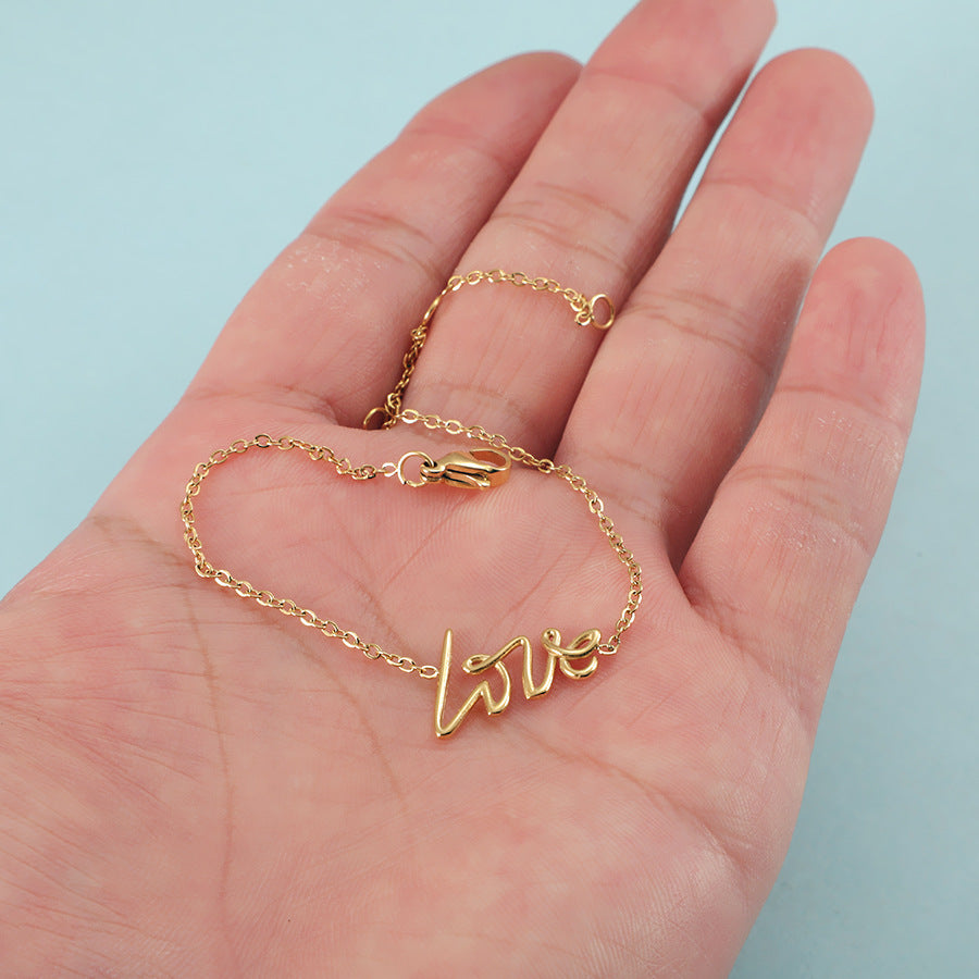 Love Letter Charm Bracelet
