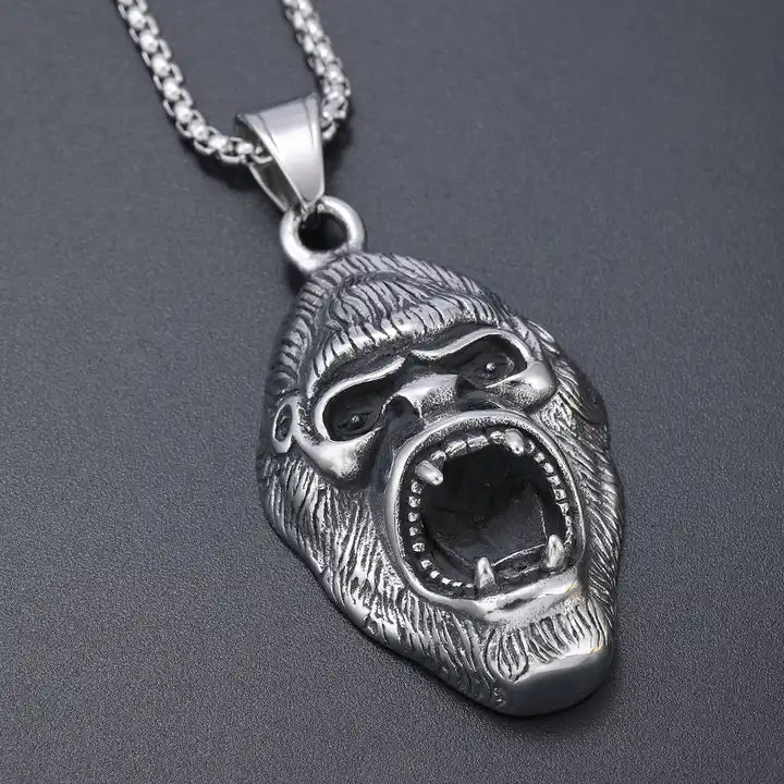 Gorilla Head Pendant