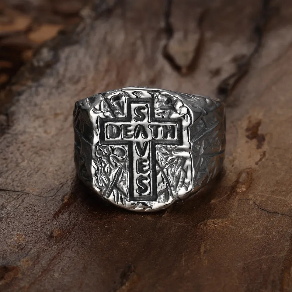 Bold Cross Ring