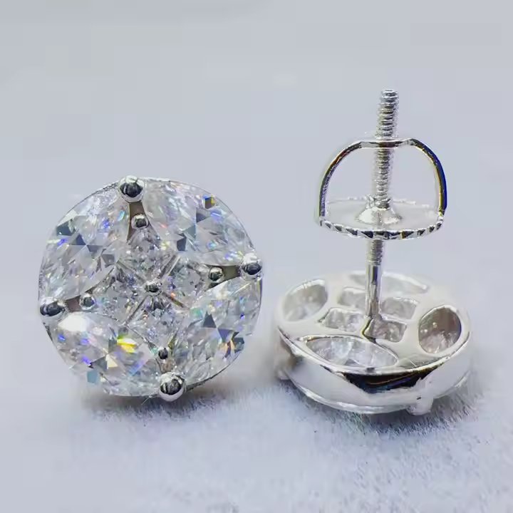 Moissanite Stud Earrings