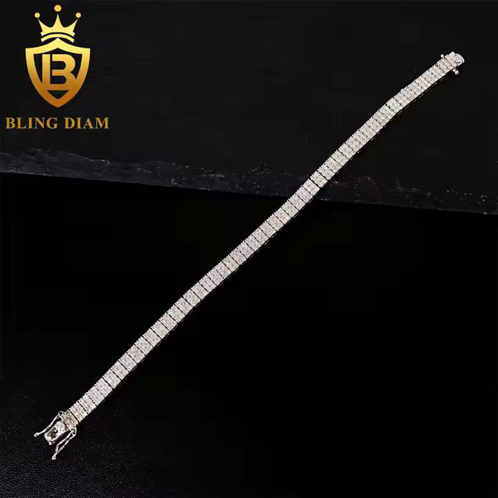 Triple Moissanite Bracelet