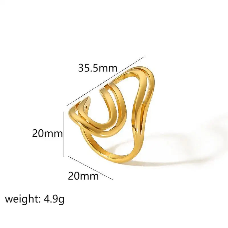 Gold Stack Rings