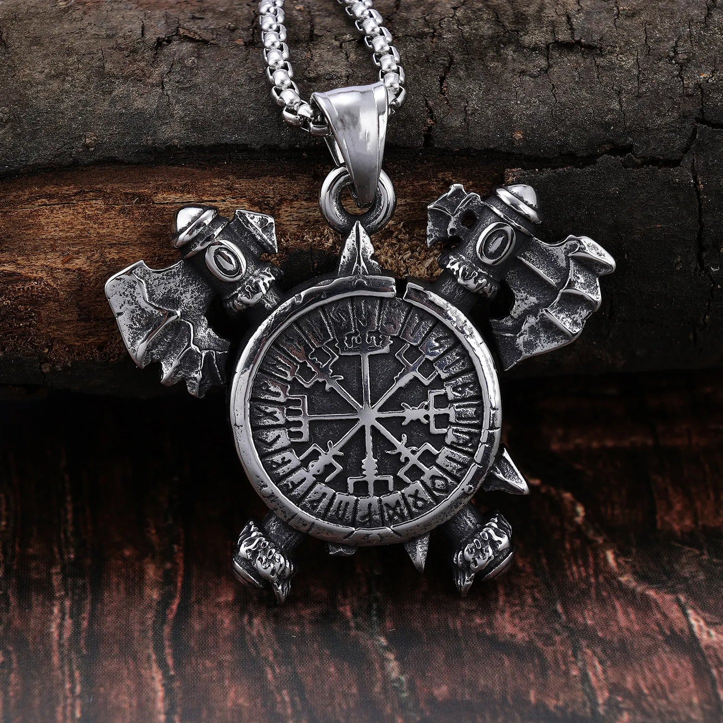 Vegvisir Axe Pendant