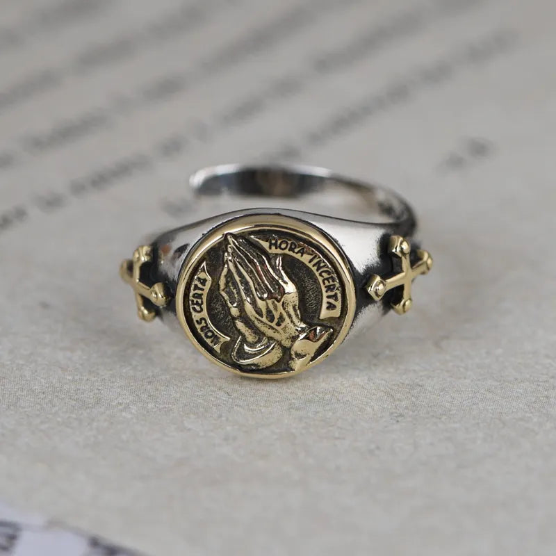 Gold Cross Ring