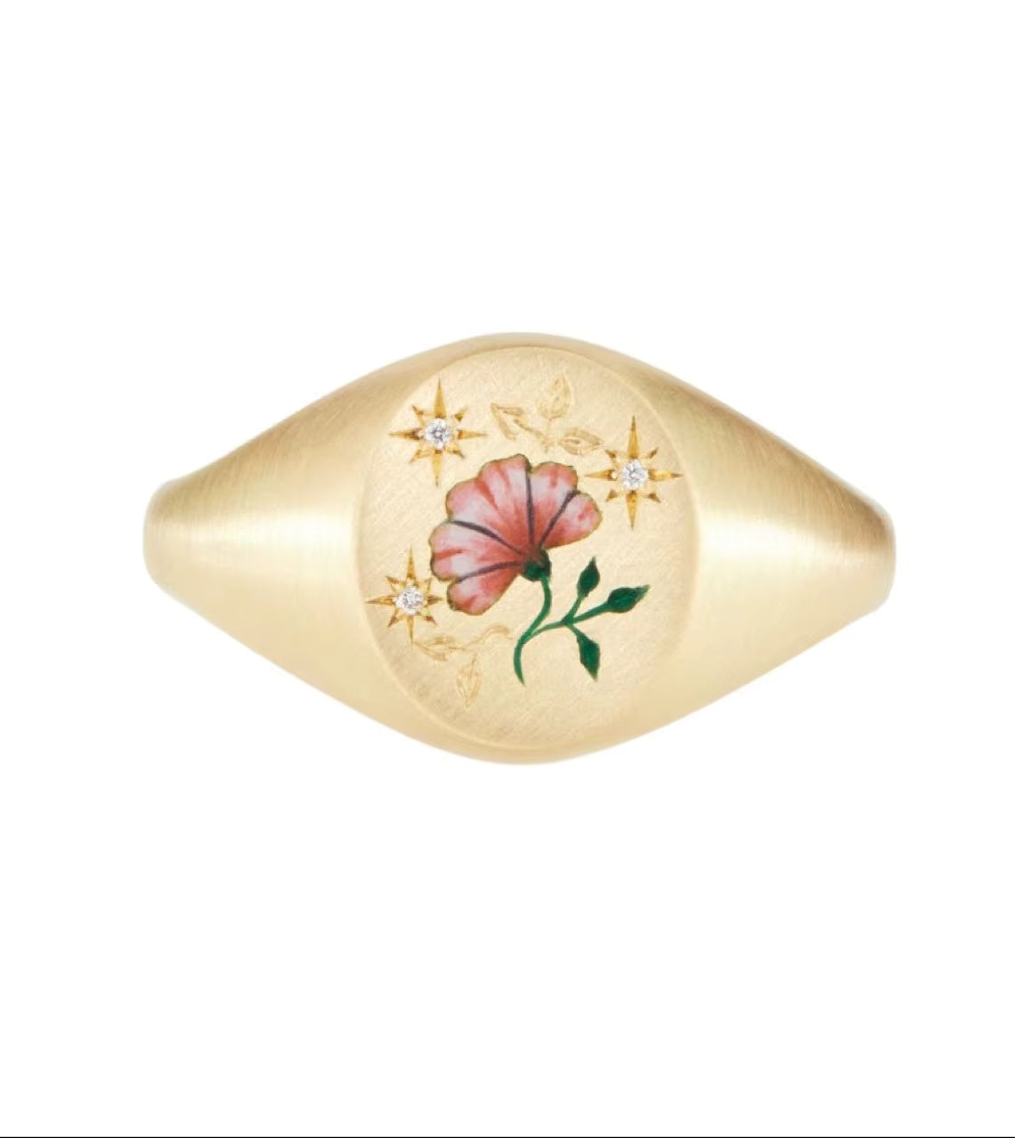 Gold Enamel Band