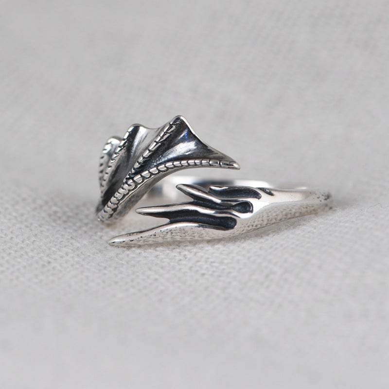 Winged Silver Ring