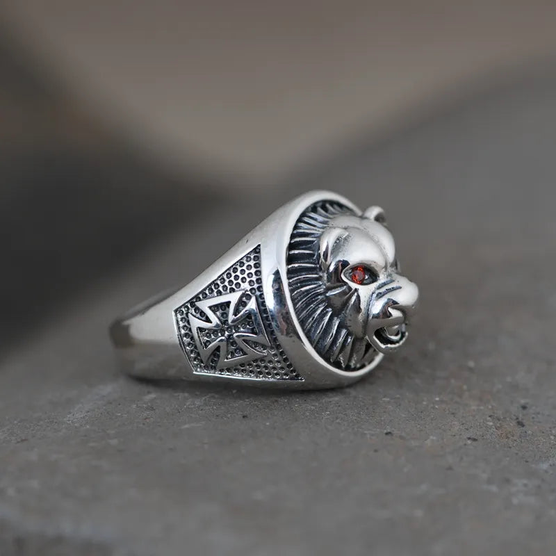 Leopard Head Ring