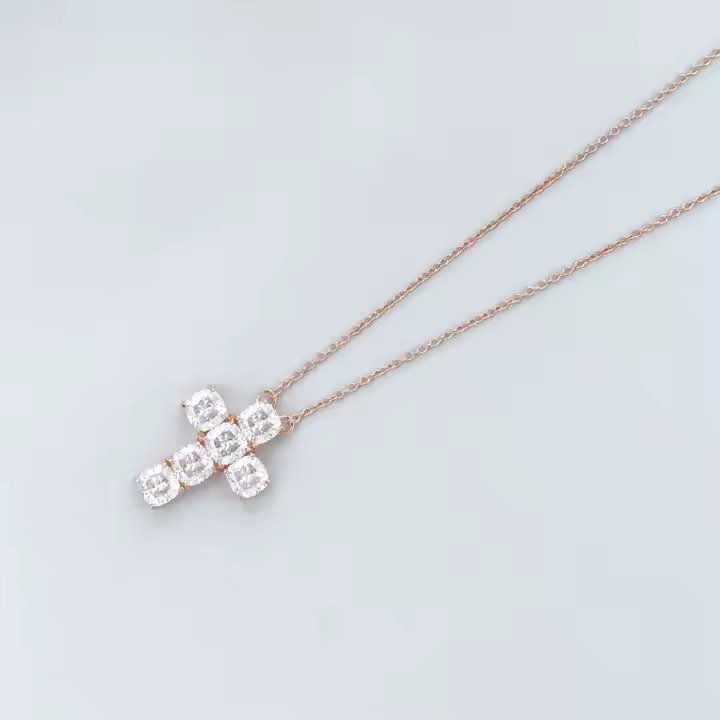 Cushion Cut Necklace