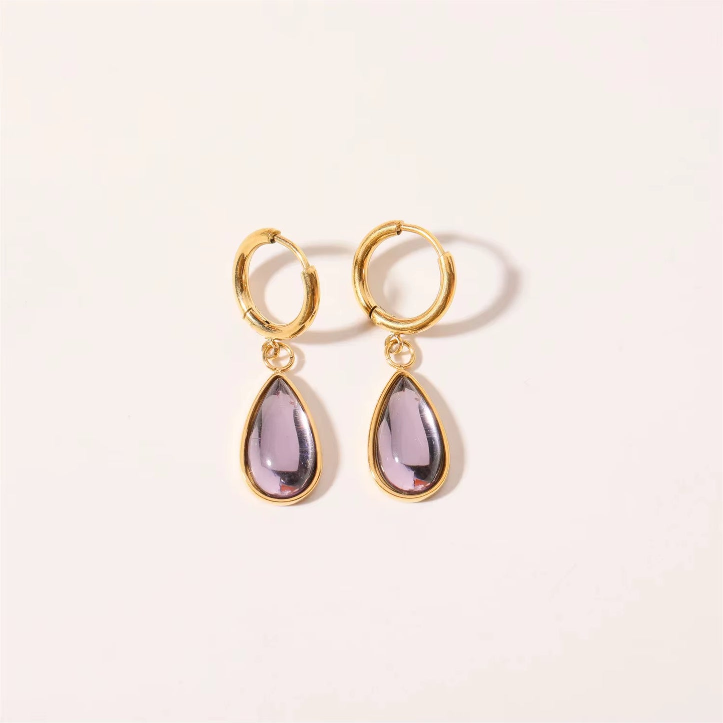 Zircon Drop Earrings