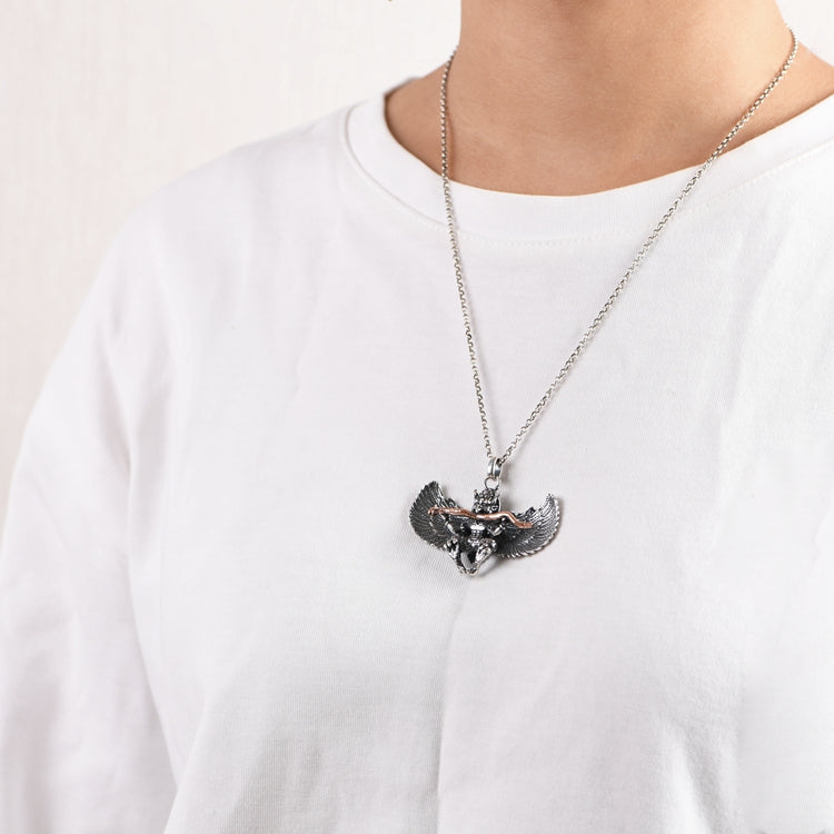 Roc Bird Snake Necklace
