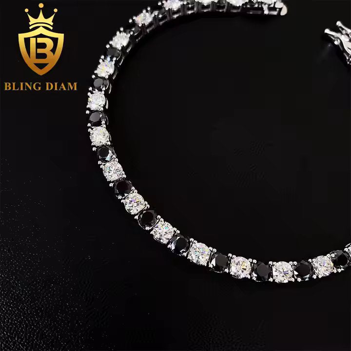 Two-tone Tennis Bracelet