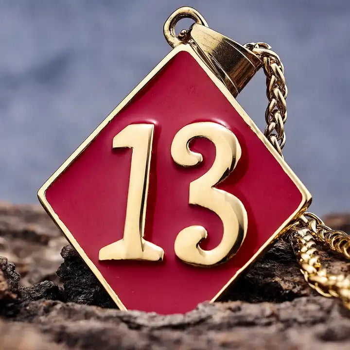 Number 13 Pendant