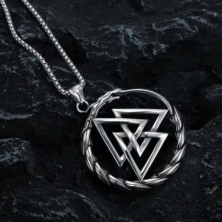 Valknut Jormungand Pendant