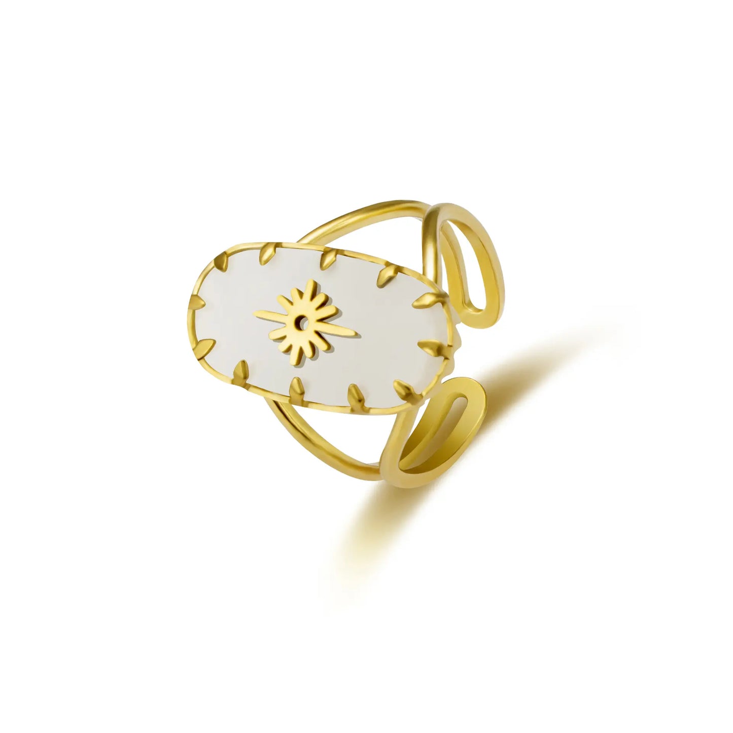 Gold Emerald Ring