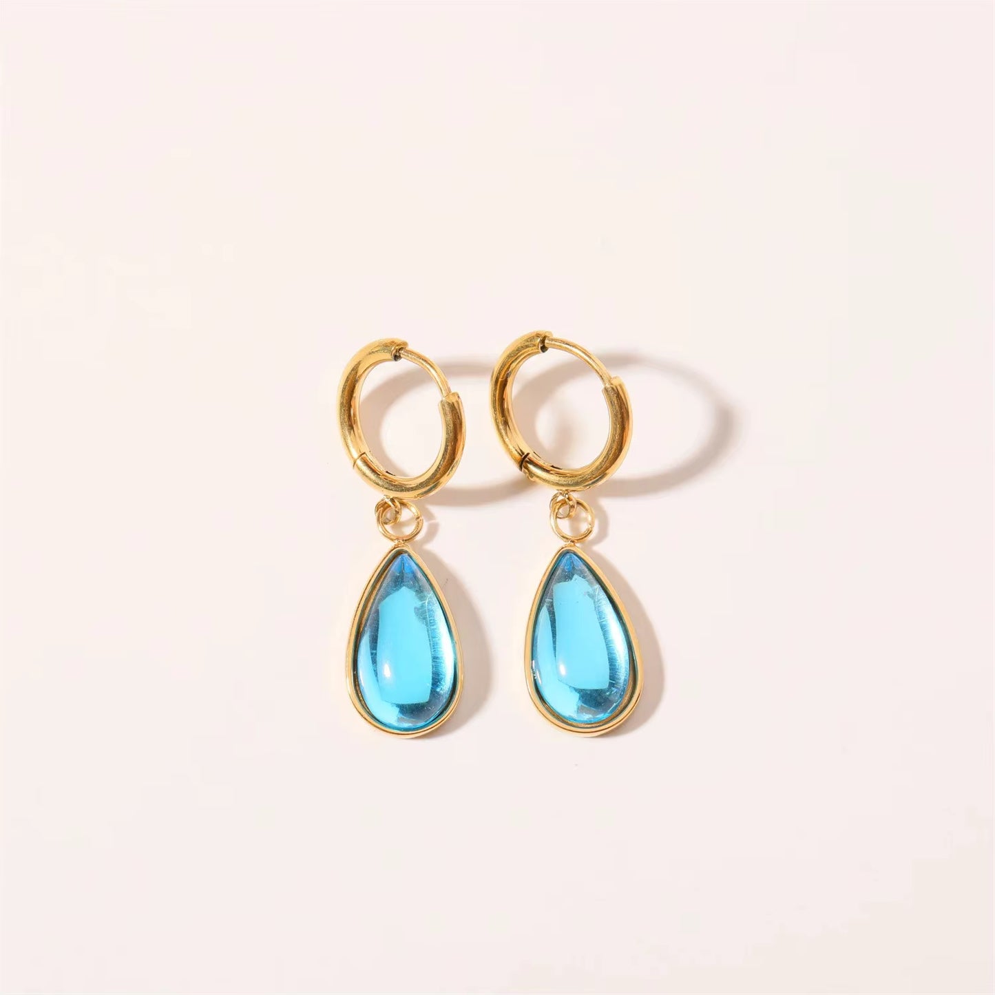 Zircon Drop Earrings