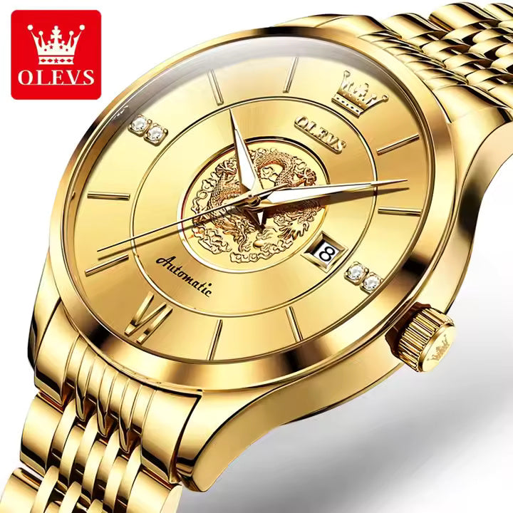 Gold Dragon Watch