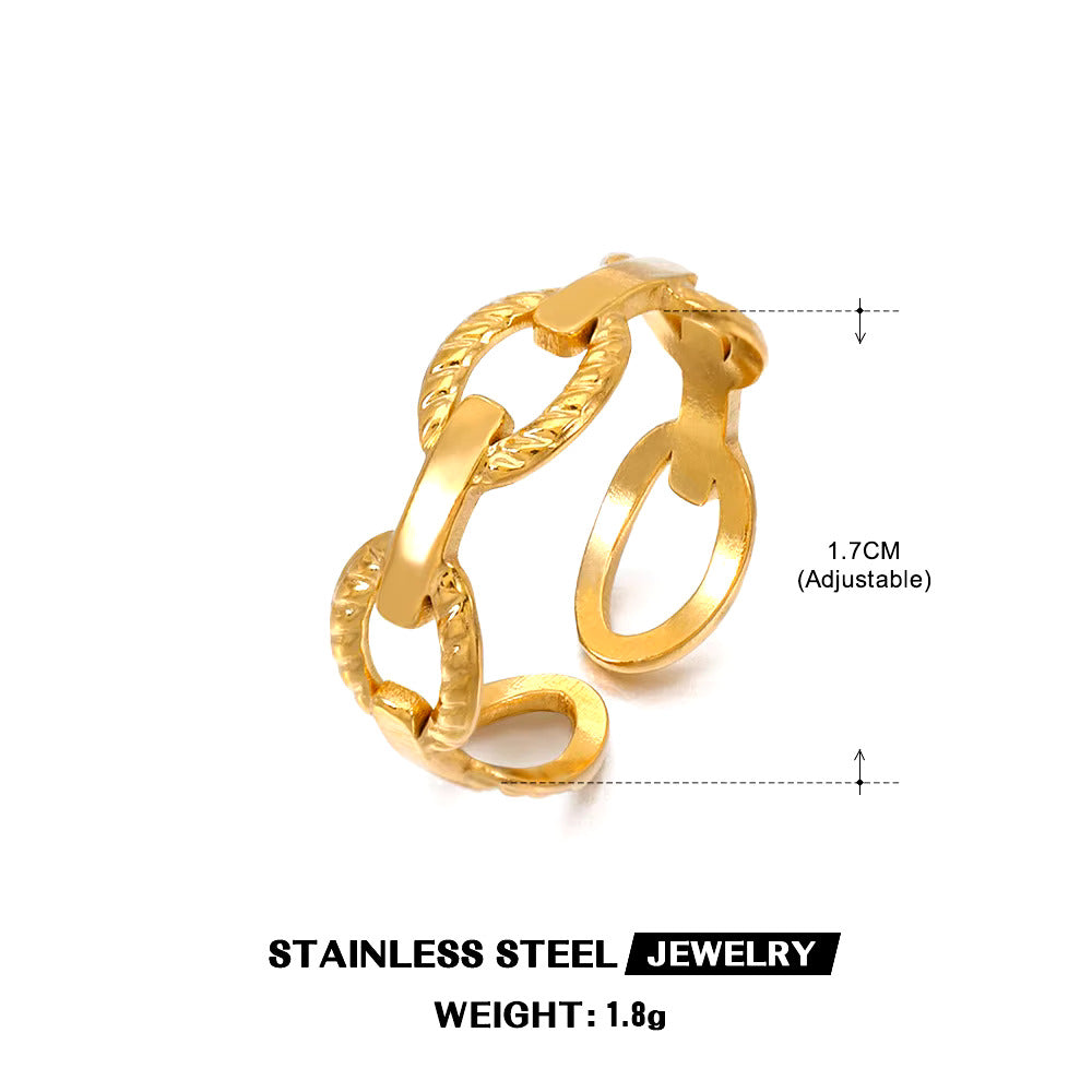 Sun and Moon Geometric Shaped Rings