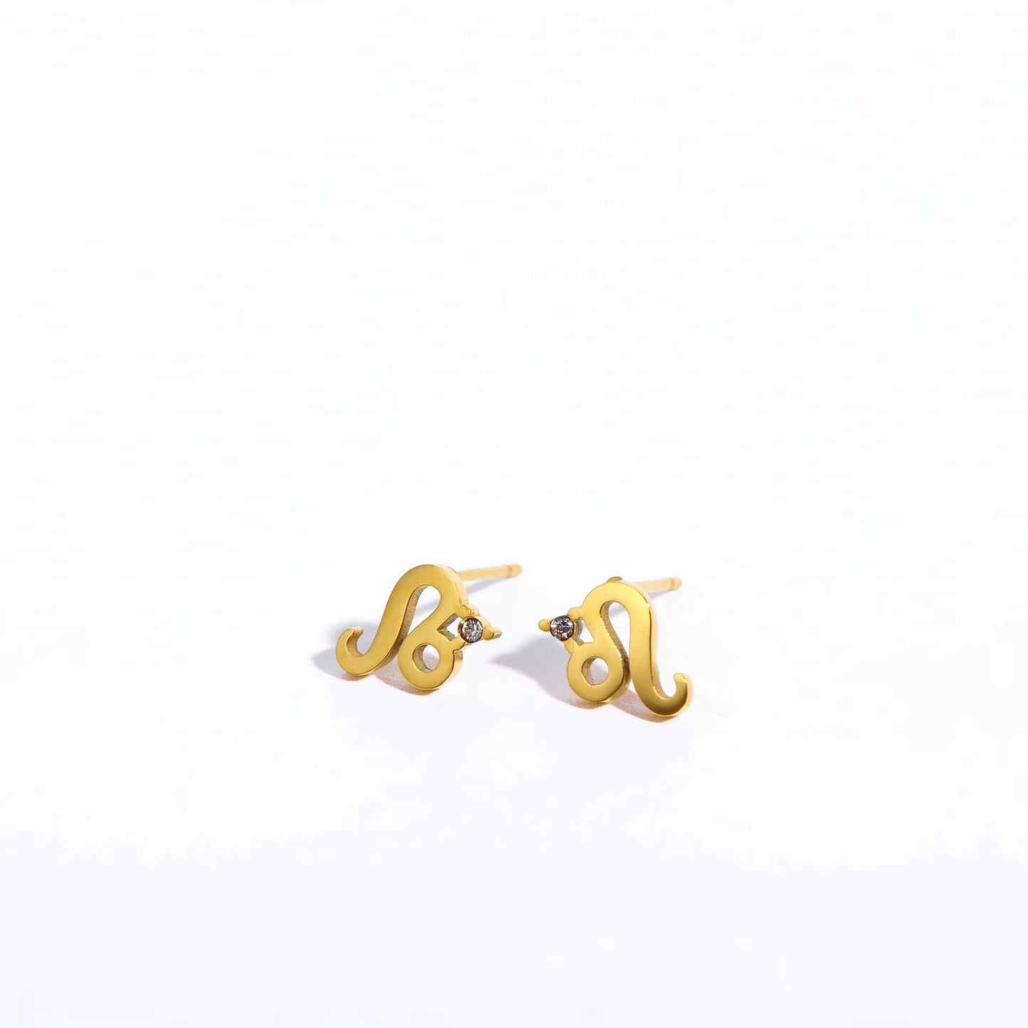 12 Constellations Geometric Stud Earrings