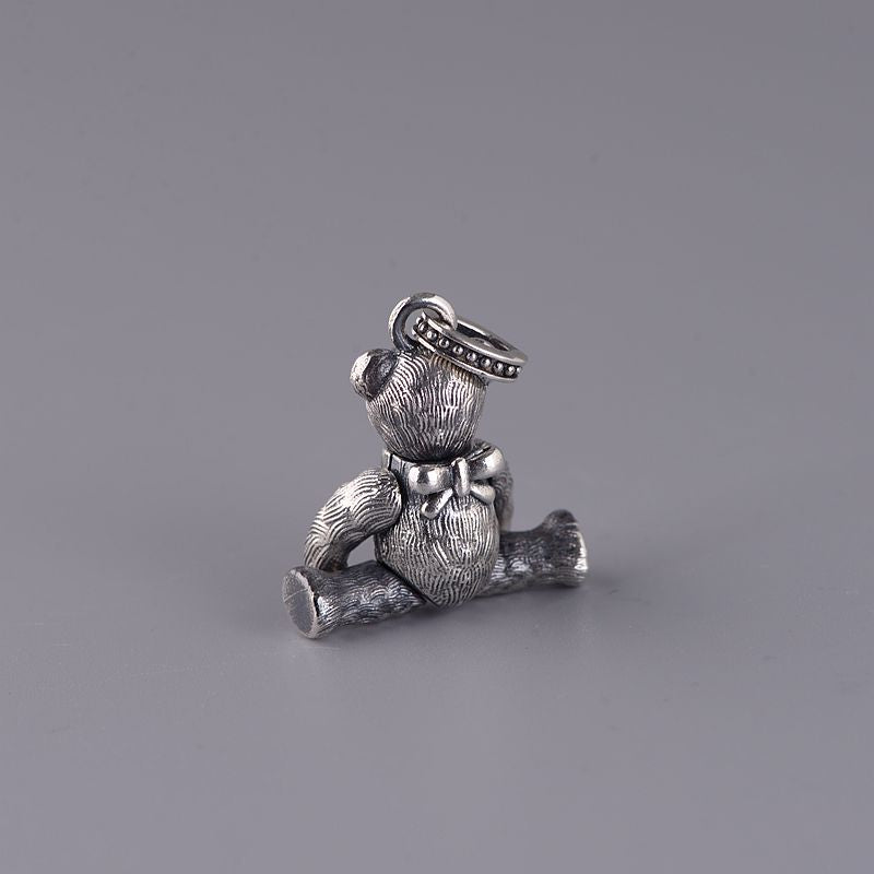 Bow Bear Necklace