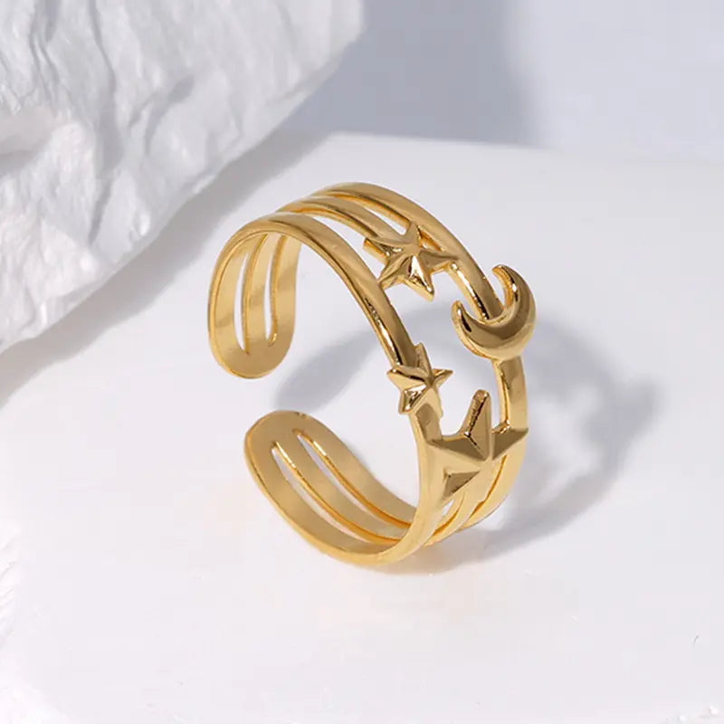 Moon Star Ring
