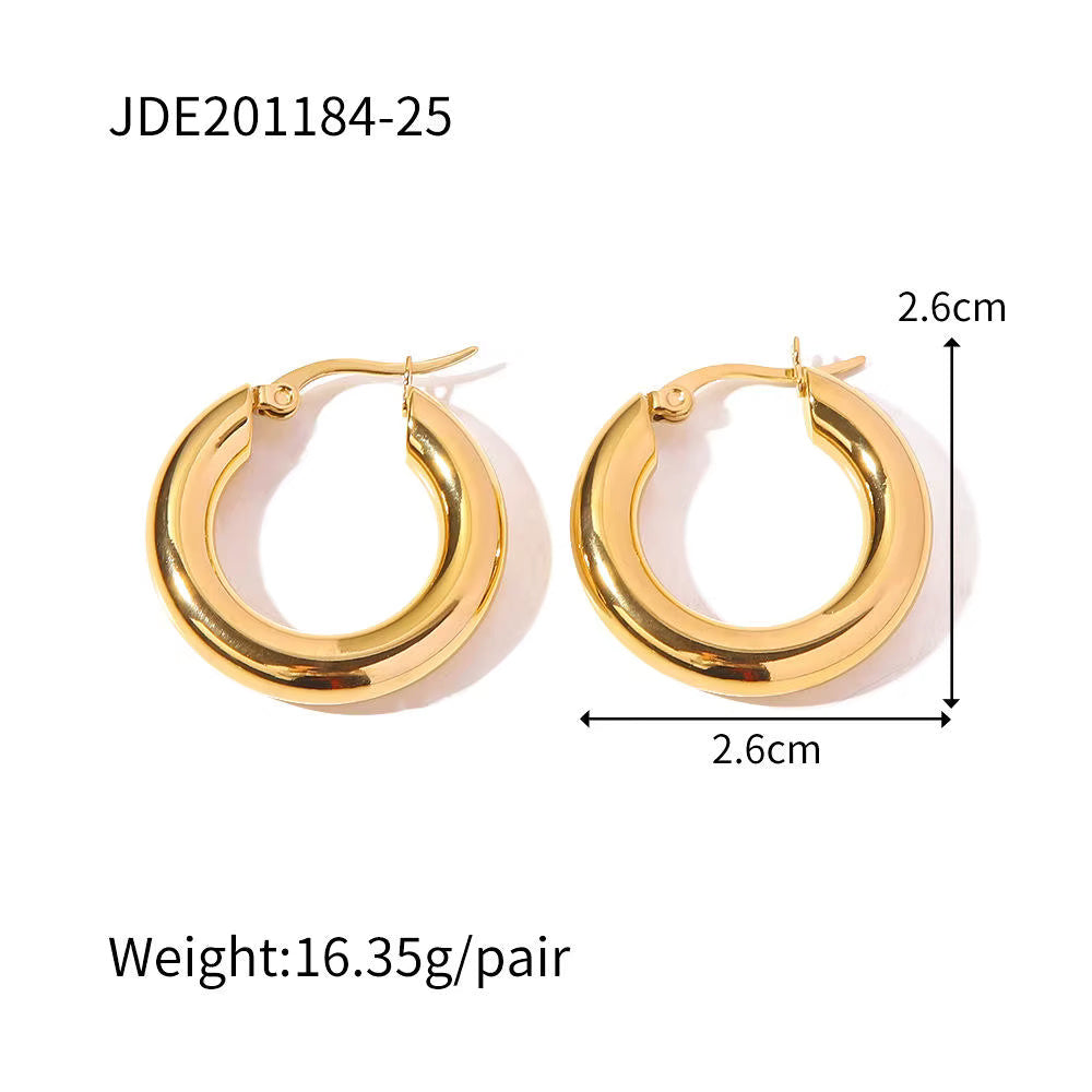 Gold Hoop Earrings