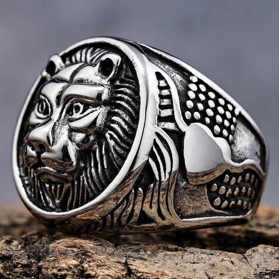 King Lion Head Ring
