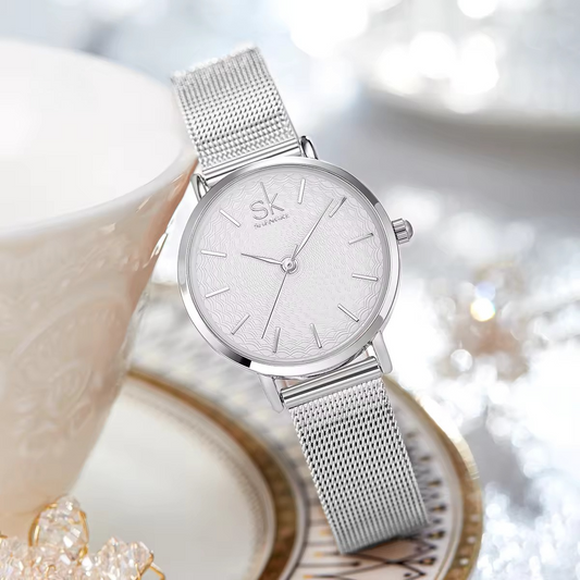 Sliver Stainless Steel Quartz Watch