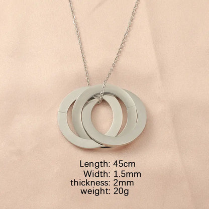 Interlocking Circle Necklace