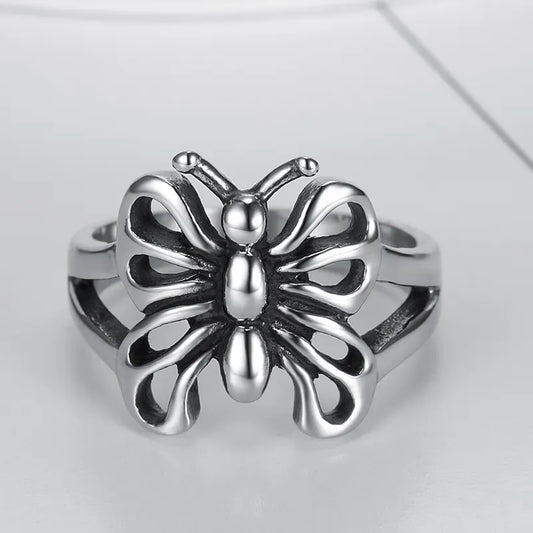 Adjustable Butterfly Ring