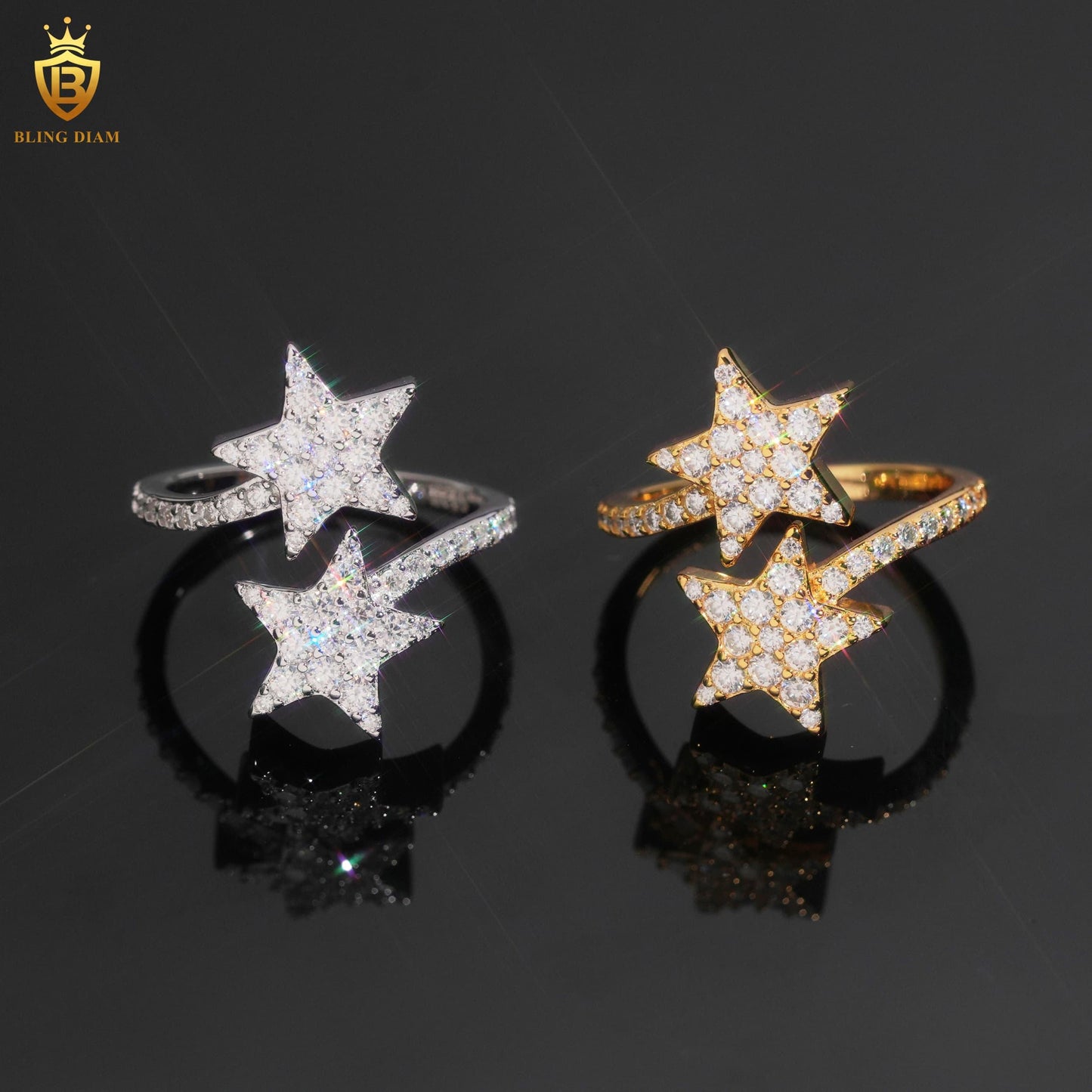 Moissanite ring