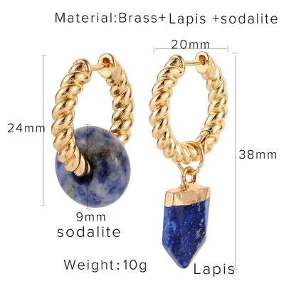Baroque Pearl Hoops