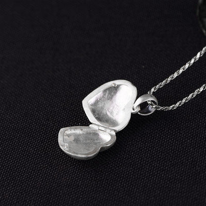 Oil Drop Heart Necklace