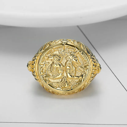 Anubis Gold Ring