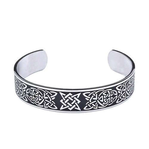 Celtic Silver Cuff